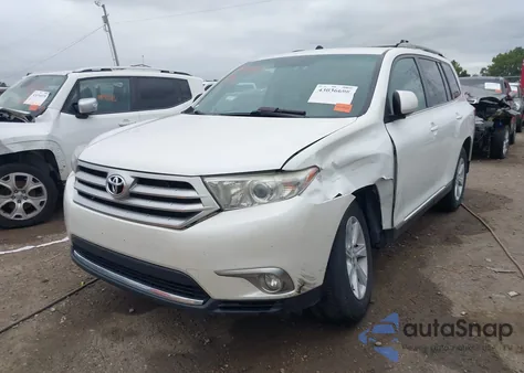 2012 Toyota Highlander Base V6 z USA, uszkodzony, nr VIN 5TDZK3EH3CS086620